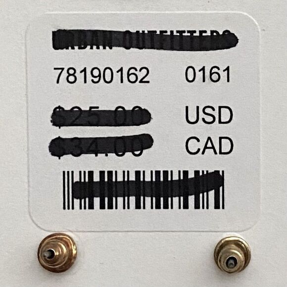 NWT New Urban Outfitters UO Gold Stud Icon Earring Set 12 earrings Mix & Match - Picture 2 of 3